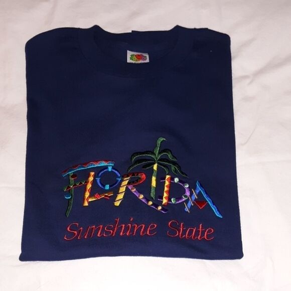Florida‎ Man or Woman Embroidered Vintage Shirt M - Picture 1 of 5